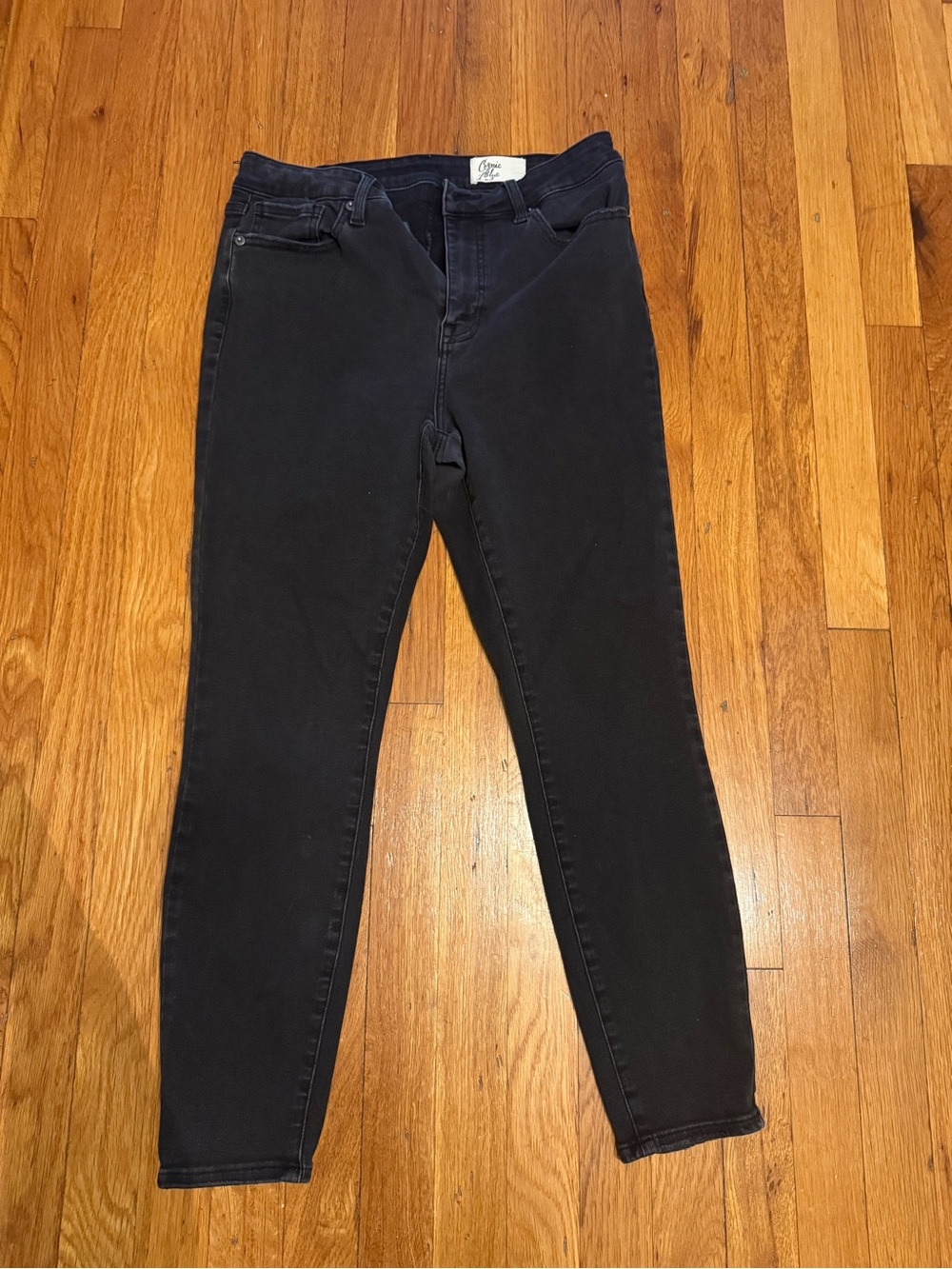 Women's Black Skinny High-Rise Jeans